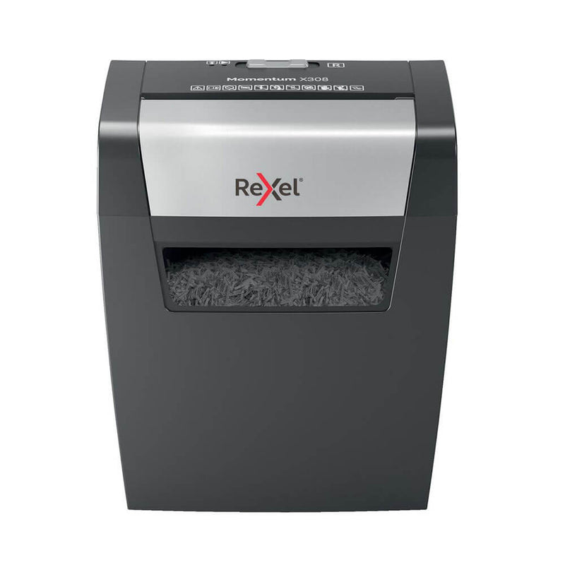 Rexel Momentum Cross Shredder (Black)