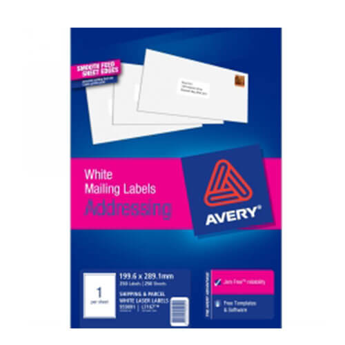 Avery Shipping Laser Label 250pk