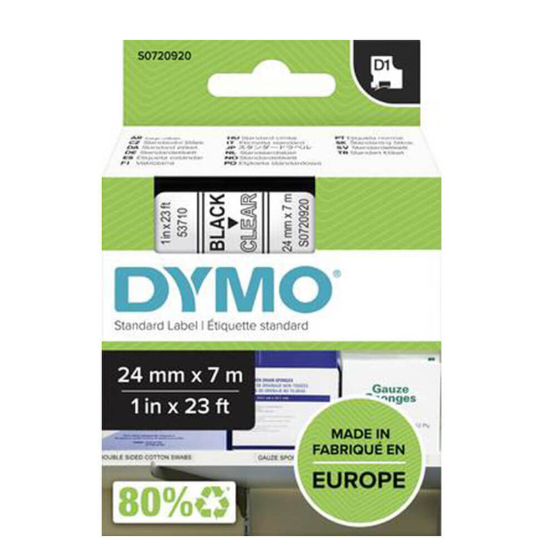  Etiqueta de cinta Dymo D1 24 mm x 7 m
