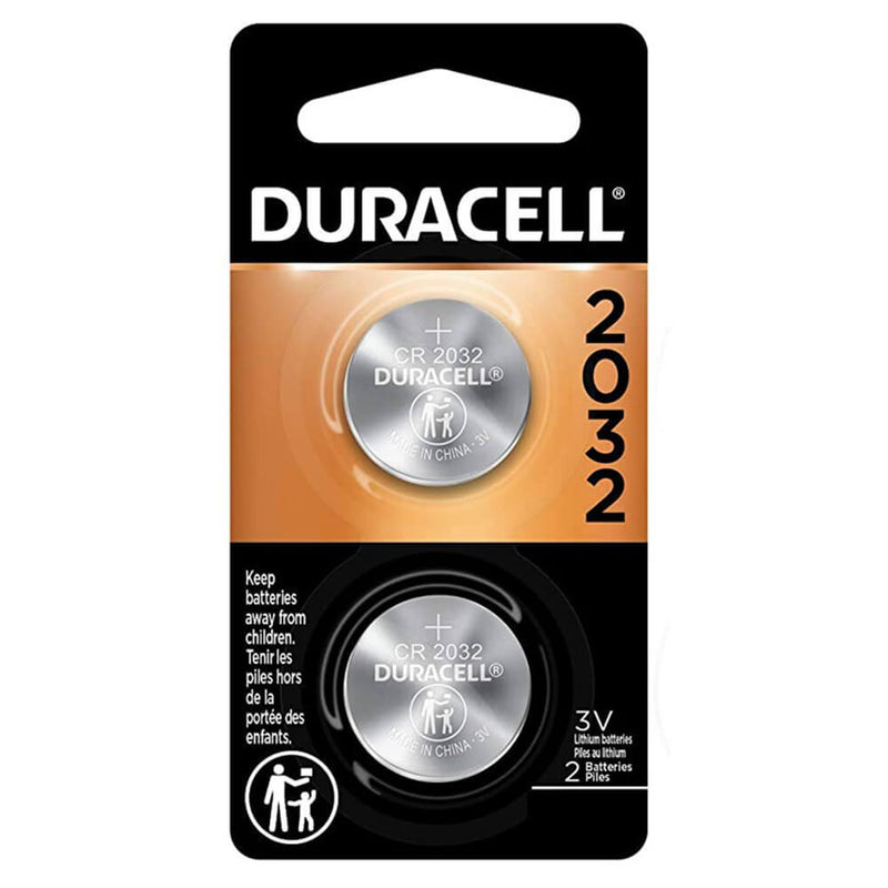  Pilas de botón de litio Duracell (paquete de 2)