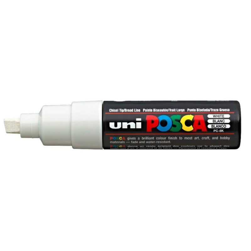  Marcador de pintura con punta de cincel Uni Posca PC-8K