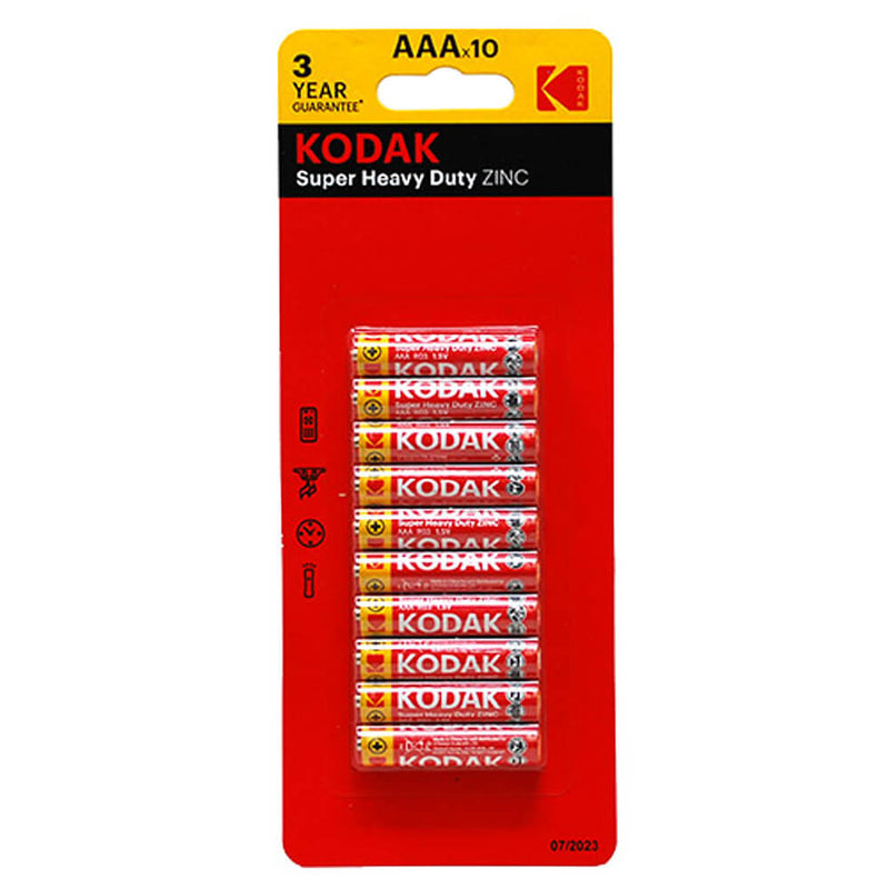  Pilas Kodak de alta resistencia (AAA)