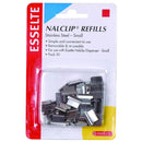  Recambios Nalclip de acero inoxidable Esselte