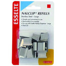 Recambios Nalclip de acero inoxidable Esselte