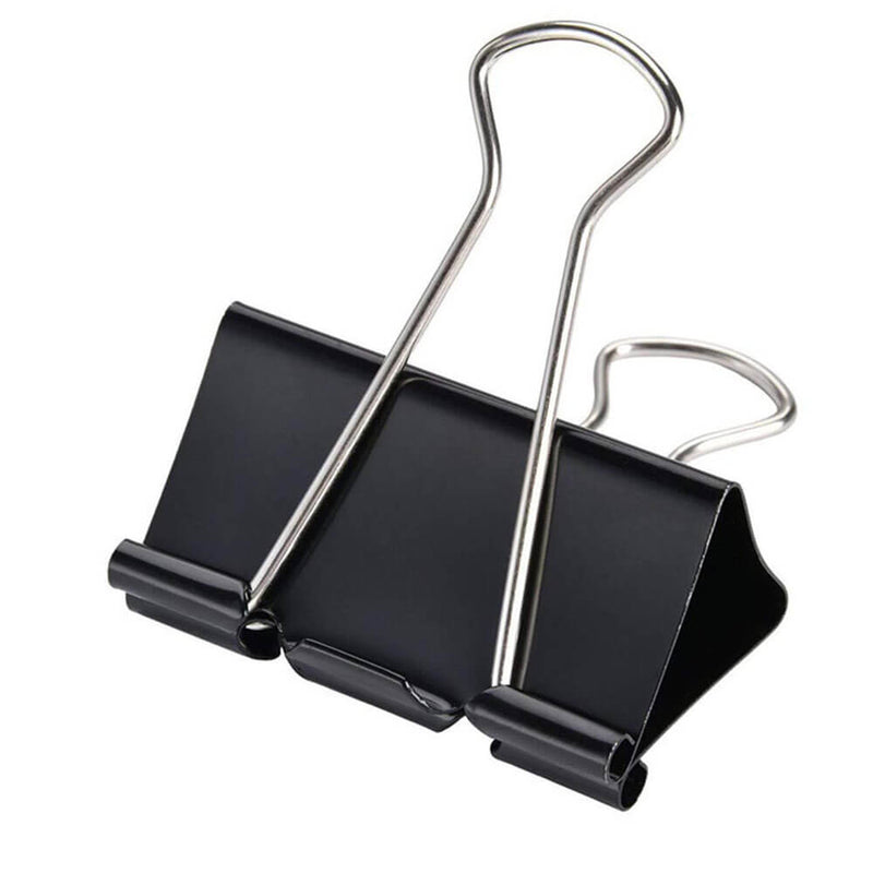  Clips plegables Marbig 12/caja (negro)