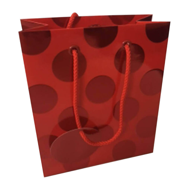  Bolsa de regalo Ozcorp Foil Dot (rojo)