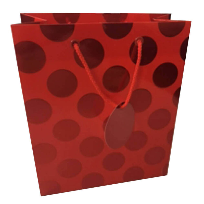  Bolsa de regalo Ozcorp Foil Dot (rojo)