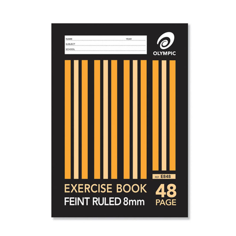  Cuaderno de ejercicios Olympic A4 con rayas de 8 mm (paquete de 20)
