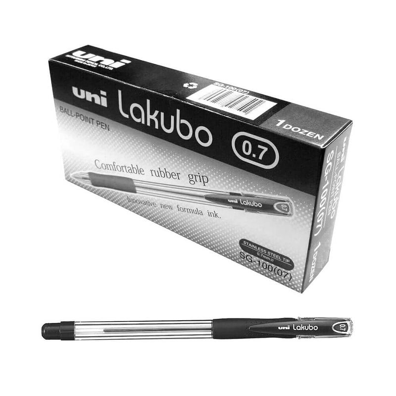  Bolígrafo Uni Lakubo 12 piezas (fino)