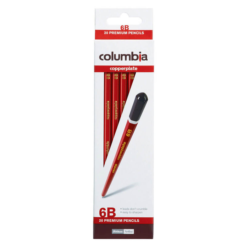  Lápices Columbia Copperplate Premium (caja de 20)