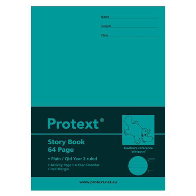  Cuaderno de ejercicios con rayas Protext Story y margen, 64 páginas, 10 unidades