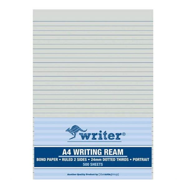 Writer A4 24mm Dotted Thirds Portrait Exam Paper (500pcs)