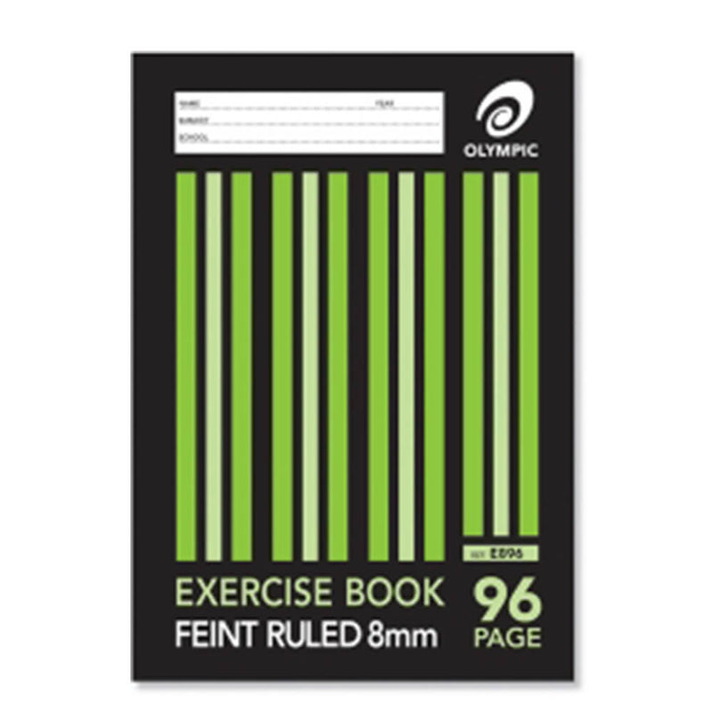  Cuaderno de ejercicios Olympic A4 con rayas de 8 mm (paquete de 10)
