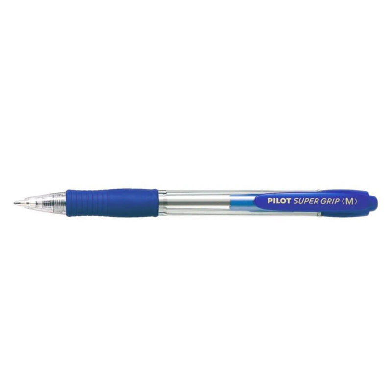  Pilot BPGP Super Grip Bolígrafo Retráctil Mediano 12uds