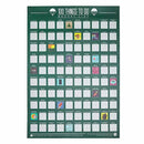  Póster rascador de lista de deseos 100